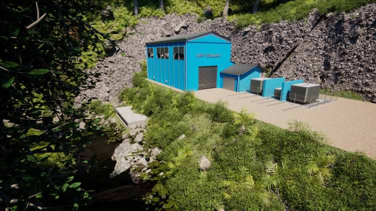 hydro power plant Tomuan