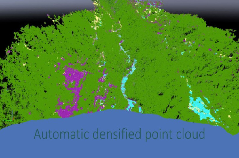 These software technologies are particularly useful for challenging landscapes as they can filter out high vegetation, buildings, and other objects while generating contours. 